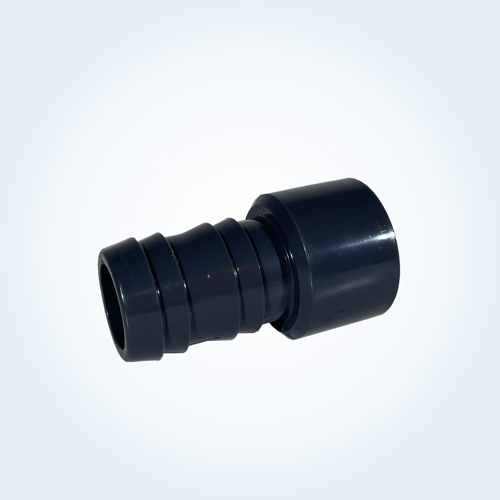 Tryckrör slangnippel i PVC, 50 x 38 mm