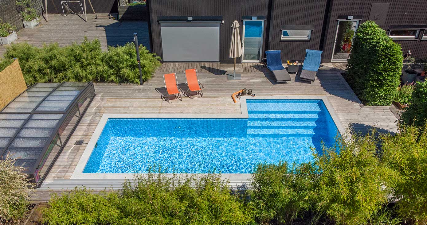 Wikipool, Inför ditt poolköp, flygbild över pool, artikelbild, Pool store