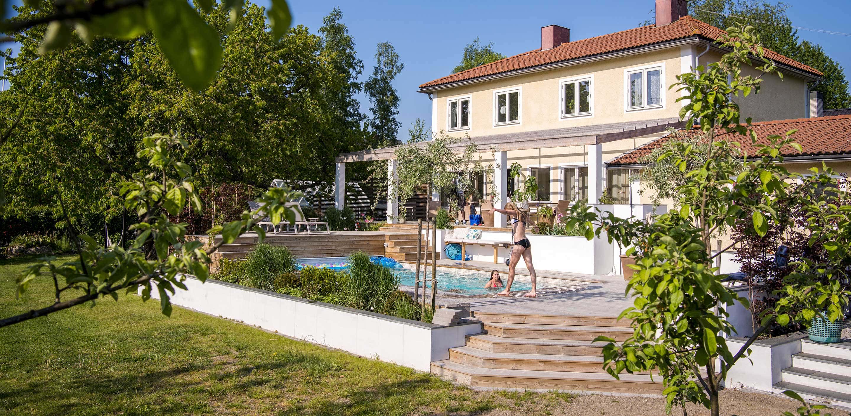 Wikipool, Växter vid poolområde